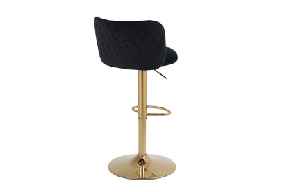 1st Choice Moder Swivel Velvet Counter Barstools Bar Height - Set of 2
