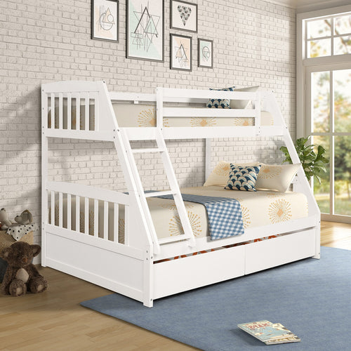 1st Choice Convertible Twin-Size Bunk Bed - Space-Saving and Stylish