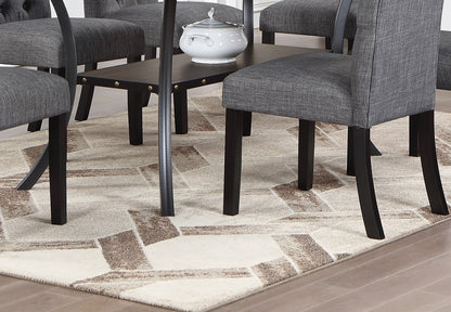 1st Choice Modern Classic Dining Room Furniture Set in Natural Wood