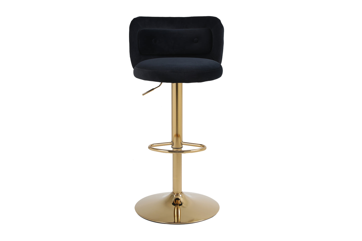 1st Choice Moder Swivel Velvet Counter Barstools Bar Height - Set of 2
