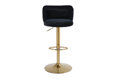 1st Choice Moder Swivel Velvet Counter Barstools Bar Height - Set of 2