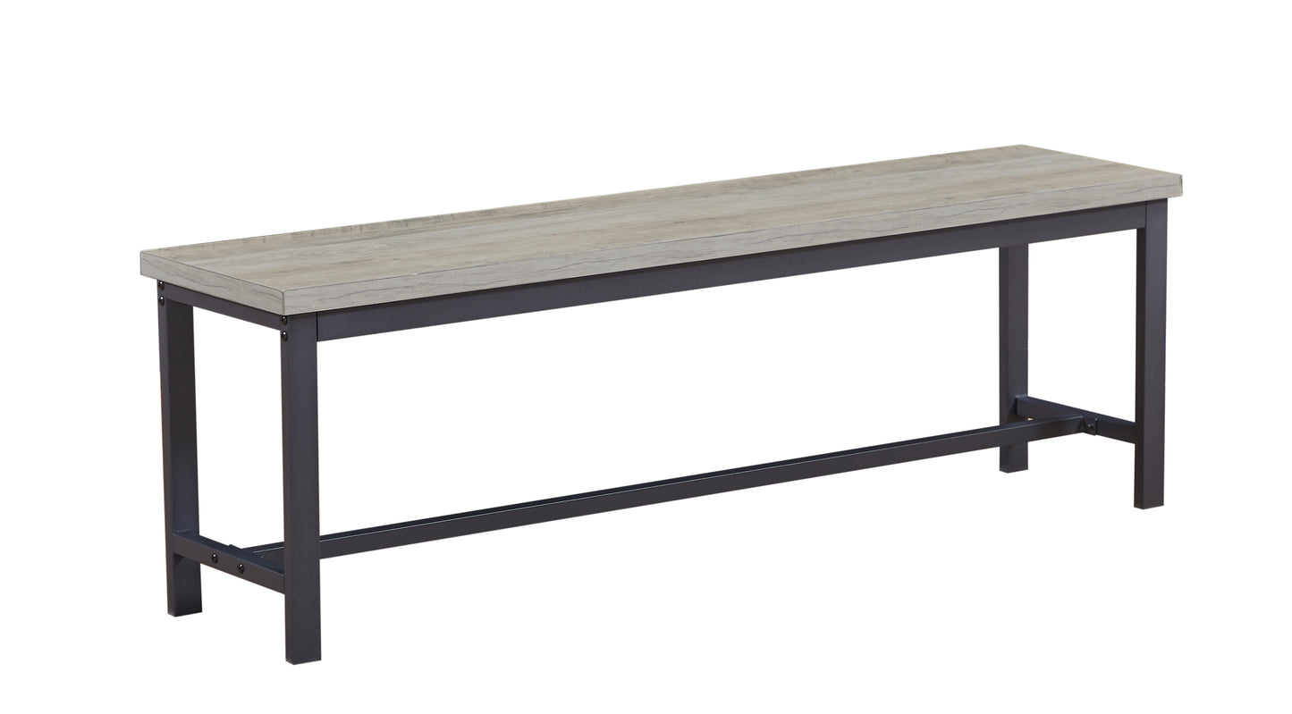 1st Choice Modern 3-Piece Kitchen Table Dining Room Set with 2 Benches