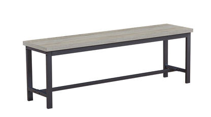 1st Choice Modern 3-Piece Kitchen Table Dining Room Set with 2 Benches