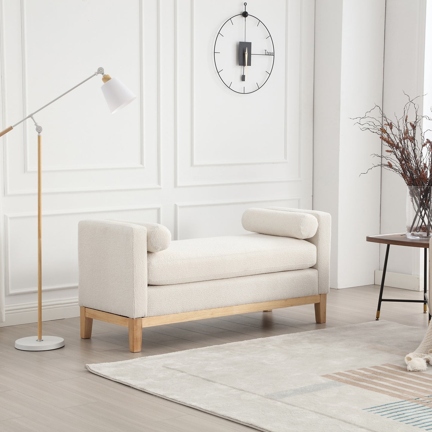 1st Choice Elegant Ivory Bench: A Blend of Style & Comfort for Your Home