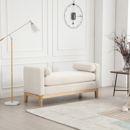 1st Choice Elegant Ivory Bench: A Blend of Style & Comfort for Your Home
