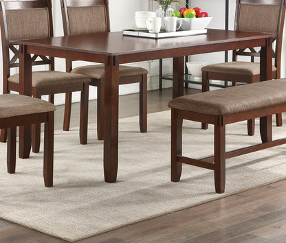 1st Choice Unique Modern 6-Piece Dining Table with 4 Side Chairs Set