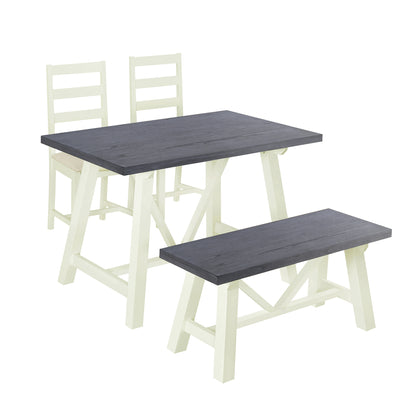 1st Choice 4-Piece Dining Table Set Solid Wood Kitchen Table Set