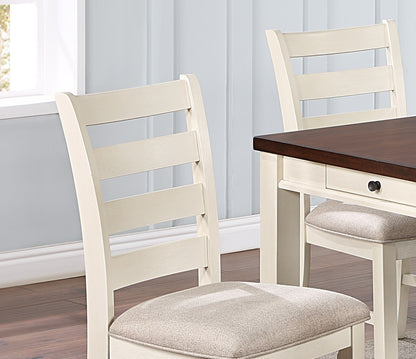 1st Choice Contemporary Classic Dining Table Set Room Furniture in White