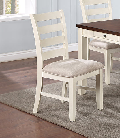 1st Choice Contemporary Classic Dining Table Set Room Furniture in White