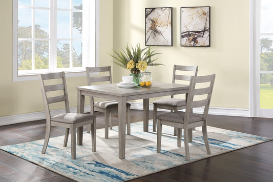 1st Choice Classic Stylish 5 Piece Dining Set Kitchen in Natural Finish