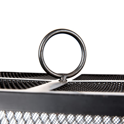 1st Choice Modern Durable Versatile Outdoor 25.98" Square Iron Fire Pit