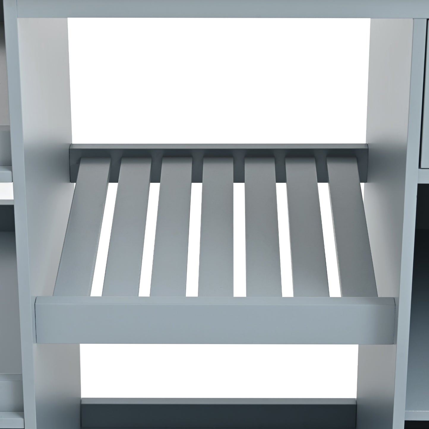 1st Choice Multipurpose Kitchen Cart Cabinet with Side Storage Shelves