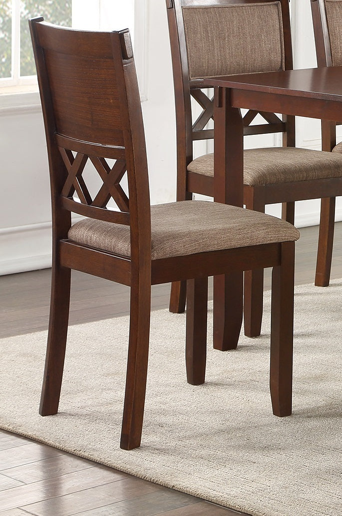 1st Choice Unique Modern 6-Piece Dining Table with 4 Side Chairs Set